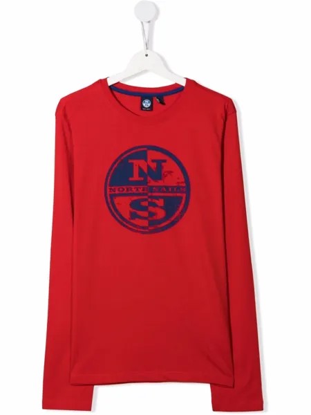 North Sails Kids футболка с логотипом