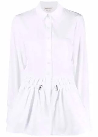 Alexander McQueen рубашка с кулиской