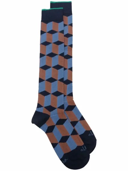 Altea носки с геометричным узором