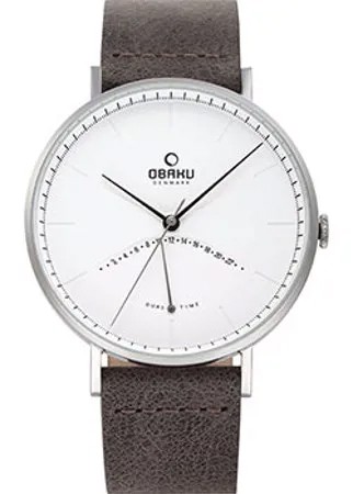 Fashion наручные  мужские часы Obaku V213GUCIRJ. Коллекция Leather