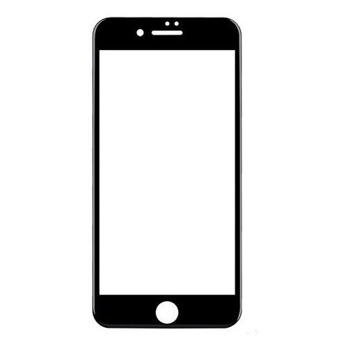 Стекло с рамкой для переклейки iPhone 7 черный