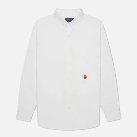 Мужская рубашка thisisneverthat Crown Oxford, цвет белый, размер M