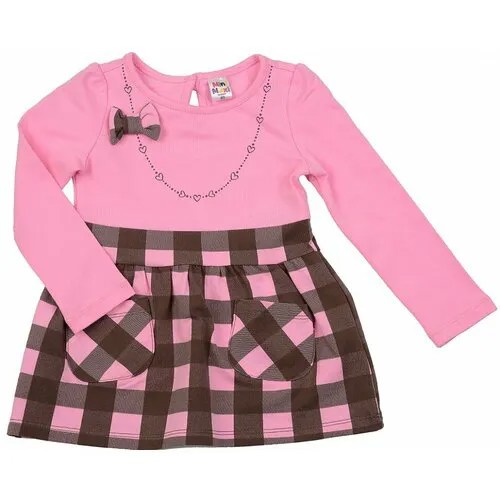 Платье Mini Maxi, хлопок, размер 98, розовый