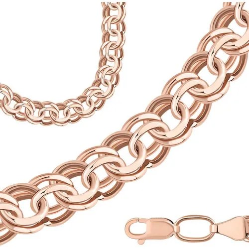 Цепь ZOLOTO.GOLD, красное золото, 585 проба, длина 70 см, средний вес 10.98 г
