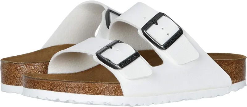 Сандалии на плоской подошве Arizona - Birko-Flor (Unisex) Birkenstock, цвет White Birko-Flor