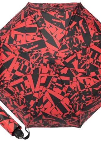 Зонт складной женский автоматический Ferre GR20-OC черный/красный