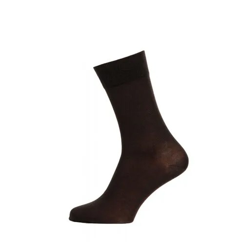 Носки Пингонс, 3 пары, размер 43/45, коричневый