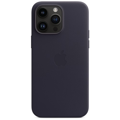 Чехол Apple iPhone 14 Pro Max Leather MagSafe Ink / Чернильный