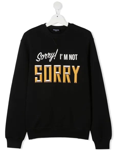 Dsquared2 Kids толстовка с длинным рукавами и надписью