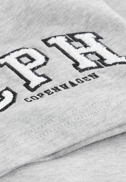 Спортивные штаны Bouclé Detail Copenhagen City Graphic Slogan Next, серые