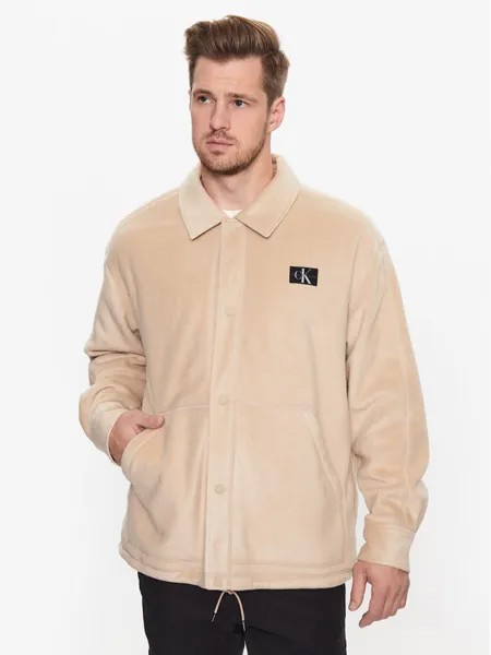 Переходная куртка стандартного кроя Calvin Klein, бежевый