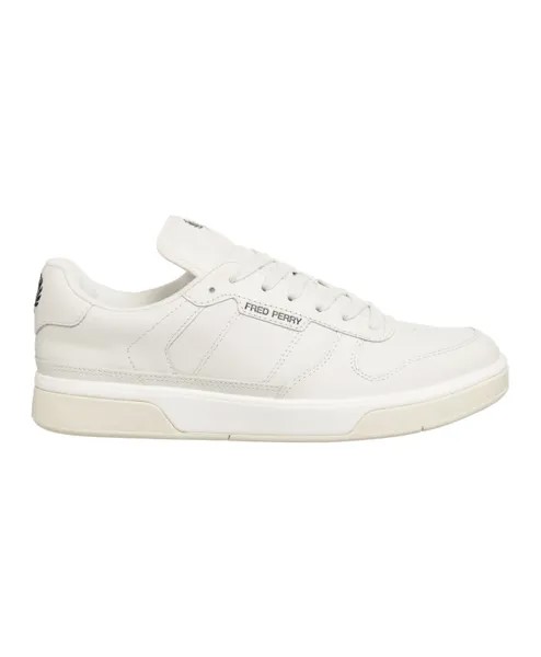 Простые кроссовки b300 на шнурках Fred Perry, белый