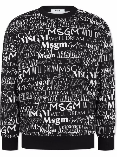 MSGM Kids толстовка с логотипом