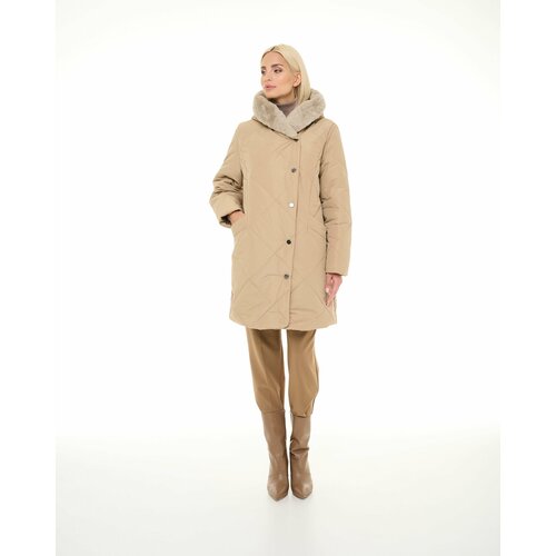 Пальто DIXI COAT, размер 40, бежевый