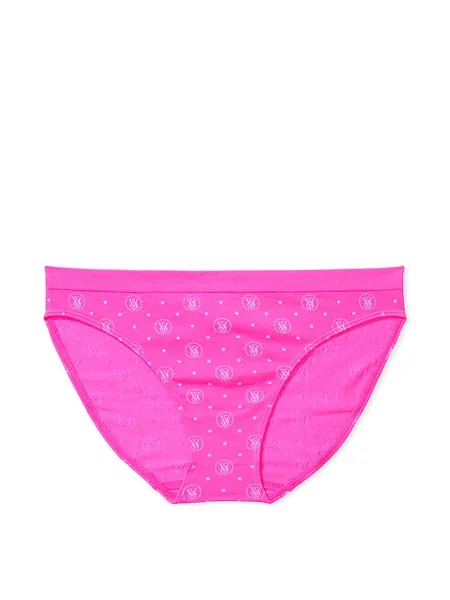 Трусы Victoria's Secret Seamless Bikini Prints, розовый