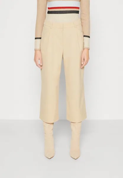 Брюки Esprit Pleated Culotte, песочный