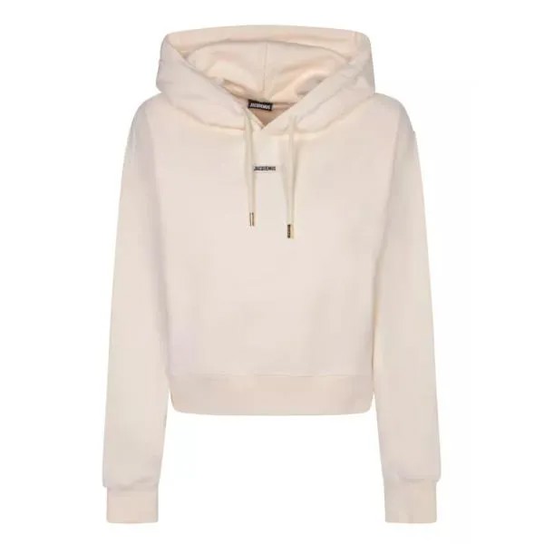 Футболка cotton hoodie Jacquemus, бежевый