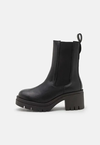 Ботильоны на платформе CHELSEA BOOT Selected Femme, черный