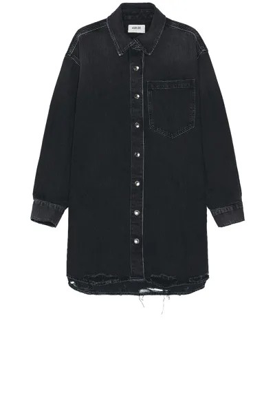 Рубашка Agolde Lucas Denim Shirt, цвет Disappear