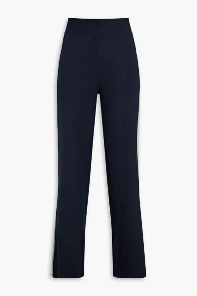 Спортивные брюки Solstice Soleil в рубчик из эластичного модала The Upside, темно-синий