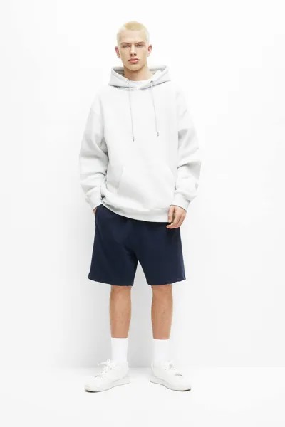 Спортивные шорты-джоггеры-бермуды Pull&Bear, военно-морской