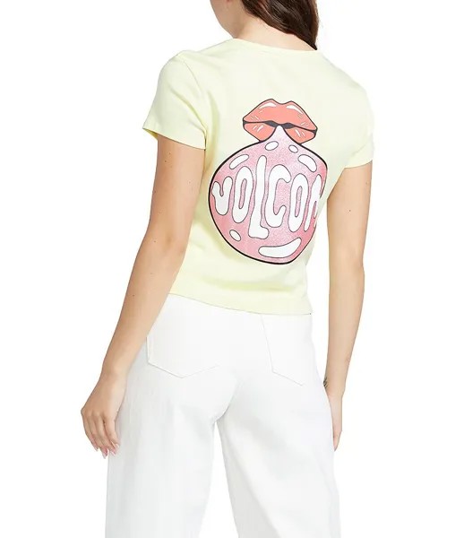 Футболка Volcom Have A Clue с рисунком Baby Rib, желтый