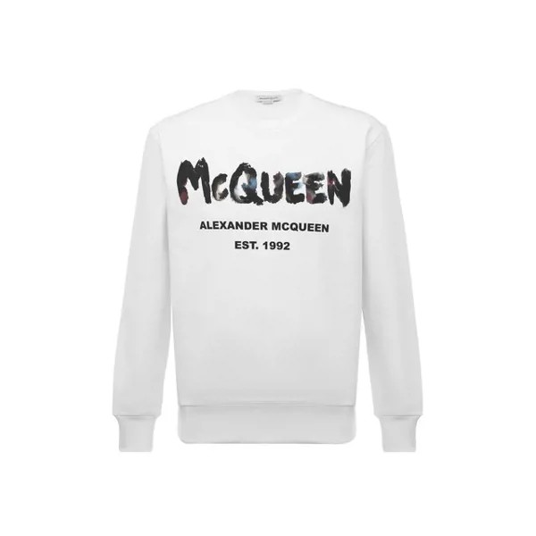 Хлопковый свитшот Alexander McQueen