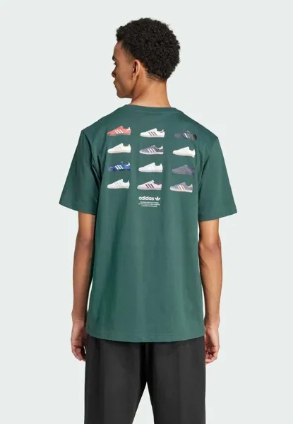 Футболка с принтом Training Supply adidas Originals, минерально-зеленый
