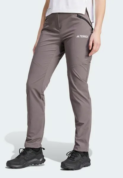 Уличные брюки Adidas Terrex, цвет charcoal