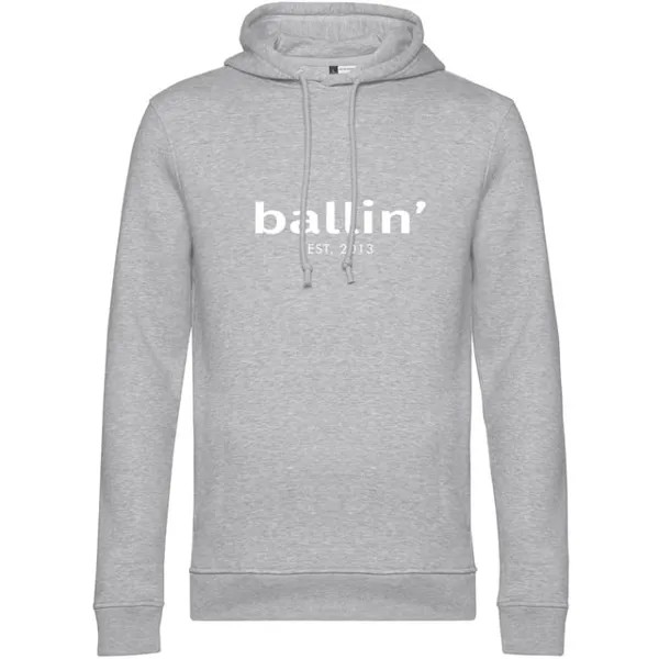 Стандартное восточное время 2013 толстовка базового цвета с капюшоном Ballin, серый