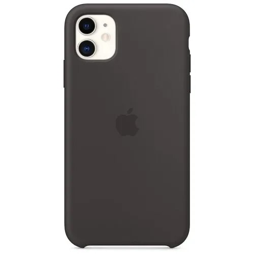 Чехол Apple силиконовый для iPhone 11, черный