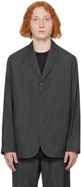 Серый однобортный пиджак LE17SEPTEMBRE
