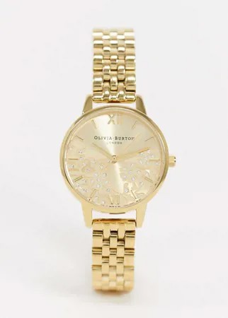 Золотистые наручные часы Olivia Burton OB16MV105-Золотой