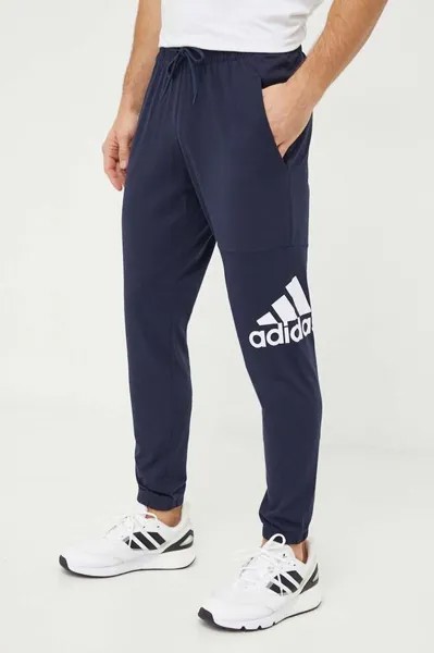 Джоггеры adidas, темно-синий