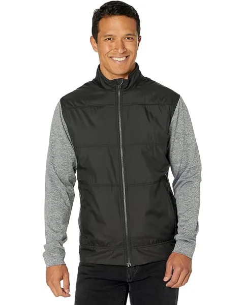 Куртка Cutter & Buck Stealth Hybrid Quilted Full Zip, черный