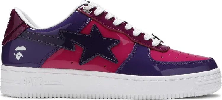 Кроссовки Bapesta Color Camo Combo - Purple, фиолетовый