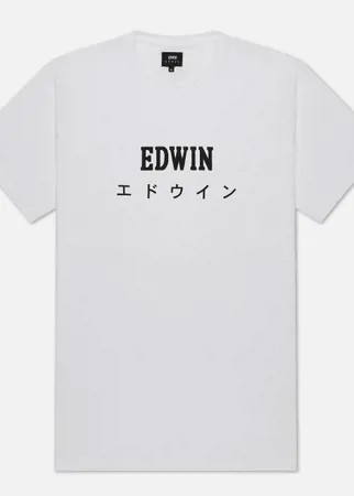 Мужская футболка Edwin Edwin Japan, цвет белый, размер S