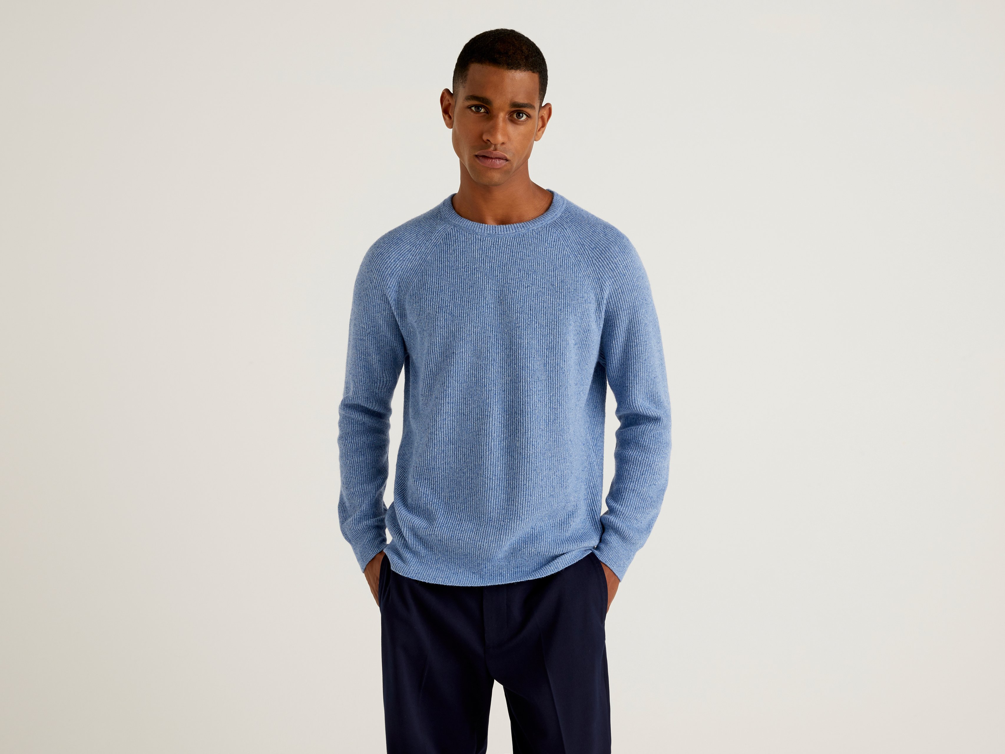 Джемпер мужской United Colors of Benetton 21A_101MU1P20 разноцветный XL