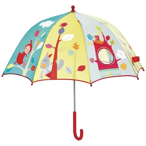 Зонт Lilliputiens, желтый/голубой