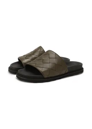 Кожаные шлепанцы Bottega Veneta