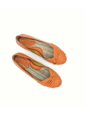 Женские балетки BORN оранжевого цвета со сборками на носке Lilly Slip On балетки 6 м