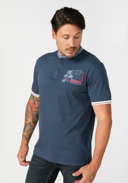 Трикотажная рубашка-поло из хлопка 