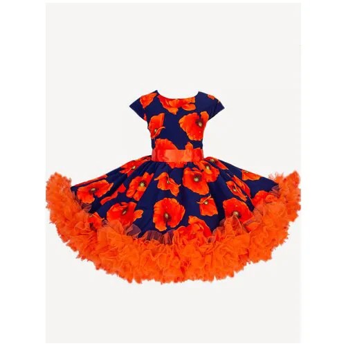 Платье Laura, размер 122, оранжевый