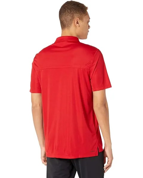 Поло Adidas Lousville Cardinals Urban Polo, цвет Team Power Red/White