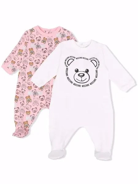 Moschino Kids комбинезон с принтом Teddy Bear