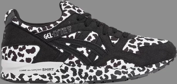 Кроссовки comme des garçons shirt x gel lyte 5 'black leopard' Asics, черный