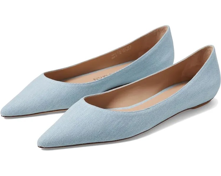 Туфли на плоской подошве Stuart Weitzman Emilia Flat, цвет Light