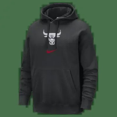 Худи Nike Chicago Bulls Club Fleece City Edition, черный