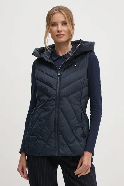 Пуховой жилет Tommy Hilfiger, темно-синий