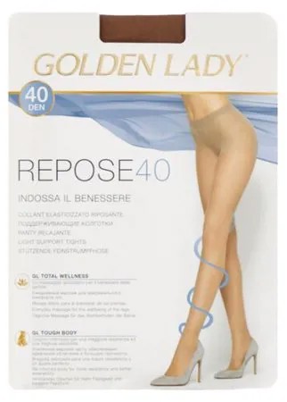 Колготки Golden Lady Repose 40 den, размер 4-L, daino (коричневый)